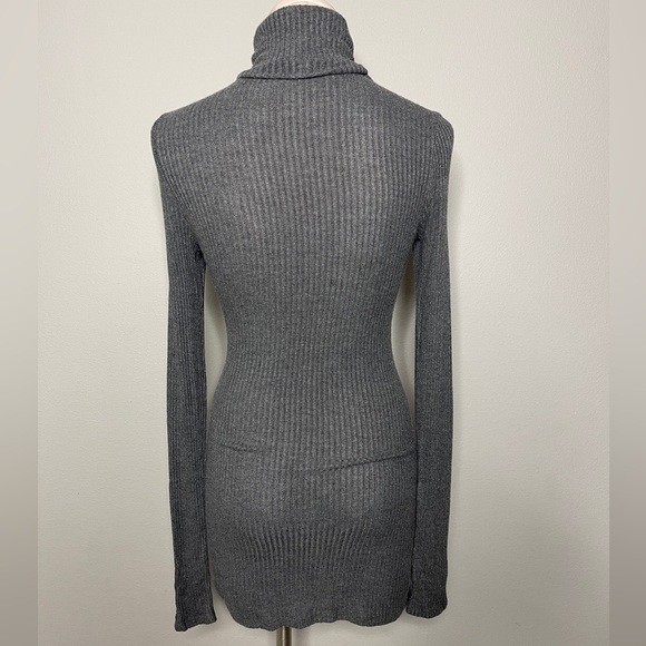 BRANDY MELVILLE HEATHER CHARCOAL GREY SWEATER DRESS - Picture 2 of 6
